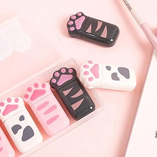 6 Pcs/pack Kawaii Cat Claw Paw Magic Decorative Plastic Correction Tapes Corrector Diary Stationery Office School Supply Gift