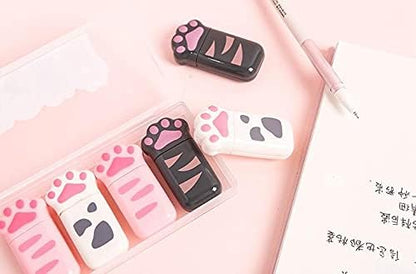 6 Pcs/pack Kawaii Cat Claw Paw Magic Decorative Plastic Correction Tapes Corrector Diary Stationery Office School Supply Gift