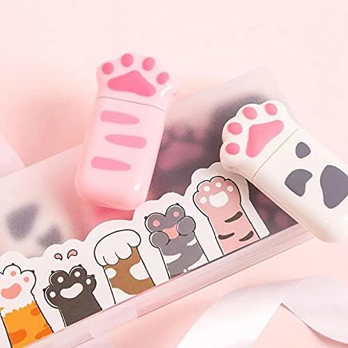 6 Pcs/pack Kawaii Cat Claw Paw Magic Decorative Plastic Correction Tapes Corrector Diary Stationery Office School Supply Gift